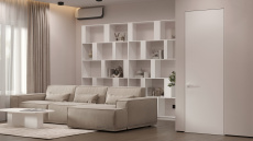 Дверь Tivoli А-1 Белая ST Невидимка