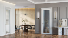 Дверь Domenica Neo Classic Decoro ДО Белая ST Распашная