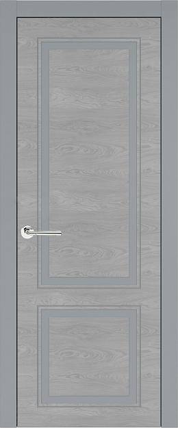 Межкомнатная дверь Dinastia Neo Classic, цвет - Серебристо-серая эмаль по шпону (RAL 7045), Без стекла (ДГ)