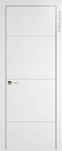 Межкомнатная дверь Tivoli Г-3, цвет - Белая эмаль (RAL 9003), Без стекла (ДГ)