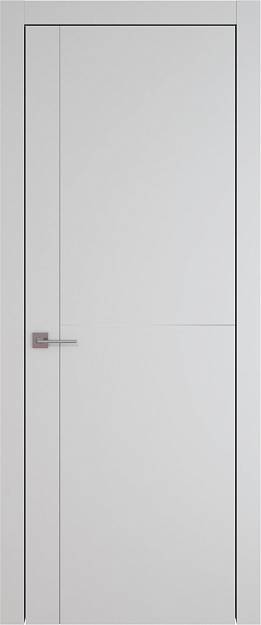 Межкомнатная дверь Tivoli Е-3, цвет - Лайт-грей ST, Без стекла (ДГ)