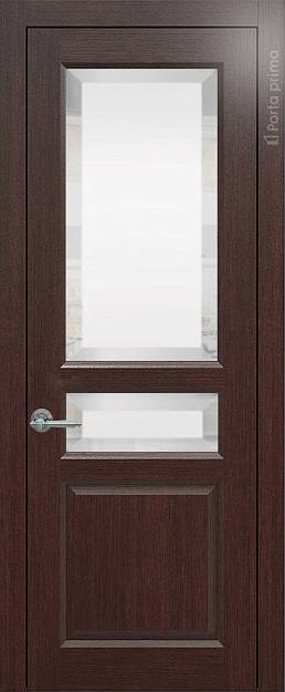 Межкомнатная дверь Imperia-R, цвет - Венге, Со стеклом (ДО)