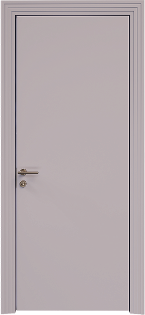 Межкомнатная дверь Tivoli А-1, цвет - Серый Флокс эмаль (RAL без номера), Без стекла (ДГ)