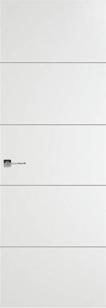 Межкомнатная дверь Tivoli Д-2 Невидимка, цвет - Белая эмаль (RAL 9003), Без стекла (ДГ)