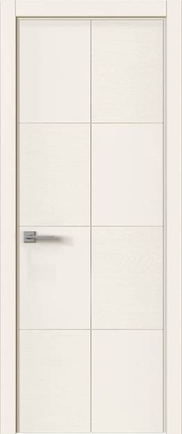 Межкомнатная дверь Tivoli Л-2, цвет - Бежевая эмаль-эмаль по шпону (RAL 9010), Без стекла (ДГ)