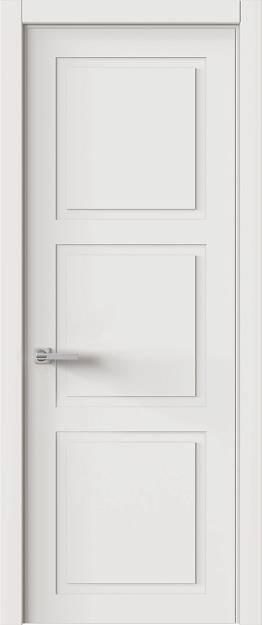 Межкомнатная дверь Tivoli Л-5, цвет - Белая эмаль (RAL 9003), Без стекла (ДГ)