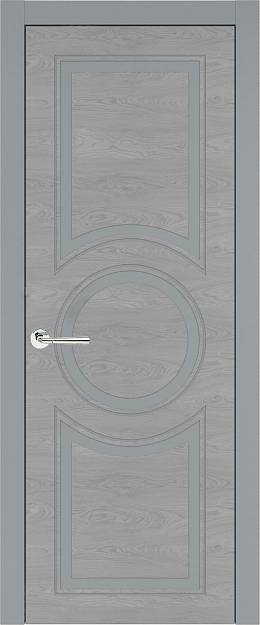 Межкомнатная дверь Ravenna Neo Classic, цвет - Серебристо-серая эмаль по шпону (RAL 7045), Без стекла (ДГ)