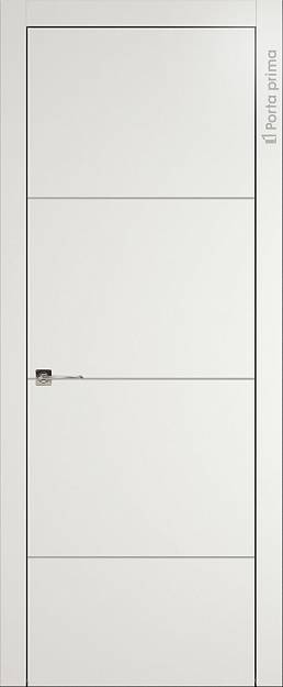Межкомнатная дверь Tivoli Г-2, цвет - Бежевая эмаль (RAL 9010), Без стекла (ДГ)