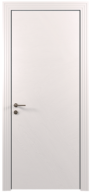 Межкомнатная дверь Tivoli Л-1, цвет - Белая эмаль по шпону (RAL 9003), Без стекла (ДГ)