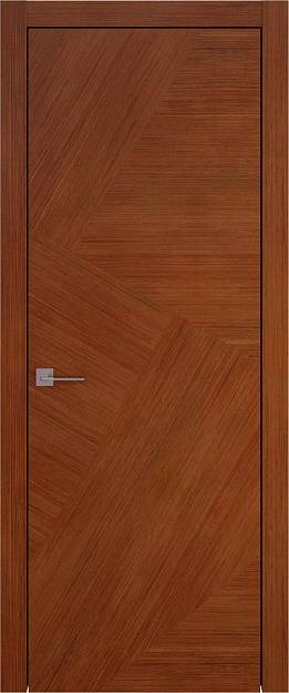 Межкомнатная дверь Tivoli М-1, цвет - Темный орех, Без стекла (ДГ)