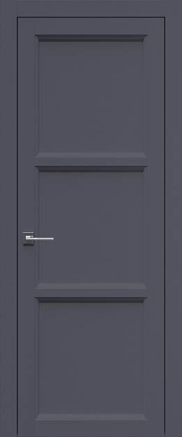 Межкомнатная дверь Sorrento-R А2, цвет - Антрацит ST, Без стекла (ДГ)