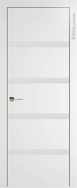 Межкомнатная дверь Tivoli Д-4, цвет - Белый ST, Без стекла (ДГ)