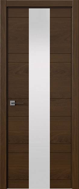 Межкомнатная дверь Tivoli Ж-2, цвет - Итальянский орех, Со стеклом (ДО)