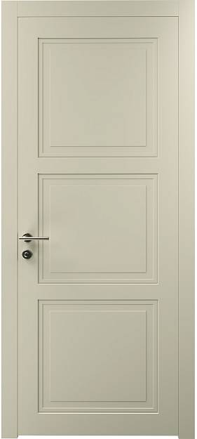 Межкомнатная дверь Milano Neo Classic, цвет - Серо-оливковая эмаль (RAL 7032), Без стекла (ДГ)