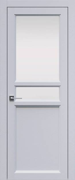 Межкомнатная дверь Sorrento-R Д2, цвет - Белый ST, Со стеклом (ДО)