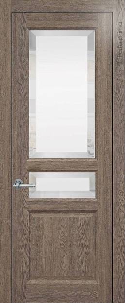 Межкомнатная дверь Imperia-R, цвет - Дуб антик, Со стеклом (ДО)