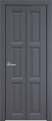 Дверь Milano Книжка Porta Classic Графитово-серая эмаль (RAL 7024) без стекла