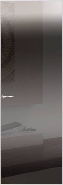 Межкомнатная дверь Tivoli А-1 Invisible, цвет - Дуб карамель, Со стеклом (ДО)