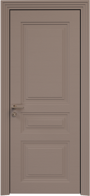 Межкомнатная дверь Imperia-R Neo Classic Scalino, цвет - Серая стяжка эмаль по шпону (RAL 060-60-05), Без стекла (ДГ)