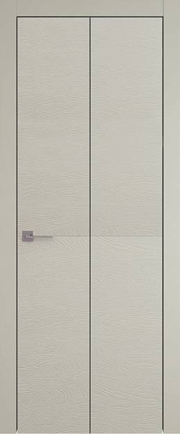Межкомнатная дверь Tivoli Б-2 Книжка, цвет - Серо-оливковая эмаль по шпону (RAL 7032), Без стекла (ДГ)
