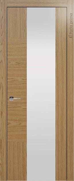 Межкомнатная дверь Tivoli Е-1, цвет - Дуб карамель, Со стеклом (ДО)