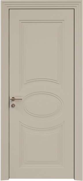 Межкомнатная дверь Florencia Neo Classic Scalino, цвет - Жемчужная эмаль по шпону (RAL 1013), Без стекла (ДГ)
