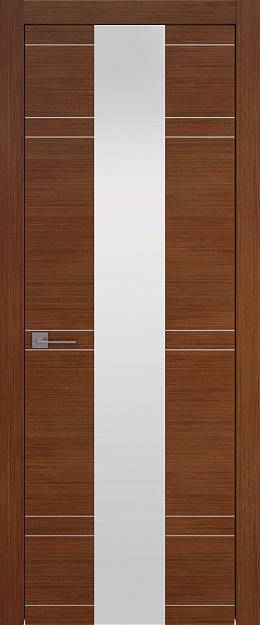 Межкомнатная дверь Tivoli Ж-4, цвет - Темный орех, Со стеклом (ДО)