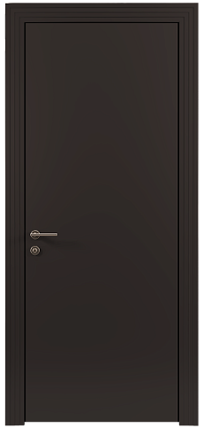 Дверь Tivoli А-4 Чёрный Базальт эмаль (RAL 040-30-05) без стекла