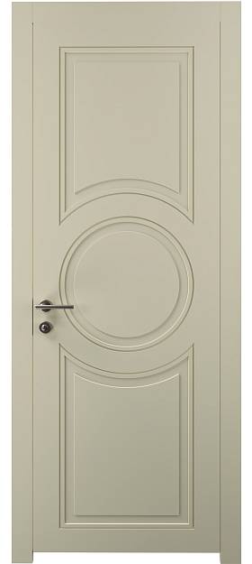 Межкомнатная дверь Ravenna Neo Classic, цвет - Серо-оливковая эмаль (RAL 7032), Без стекла (ДГ)