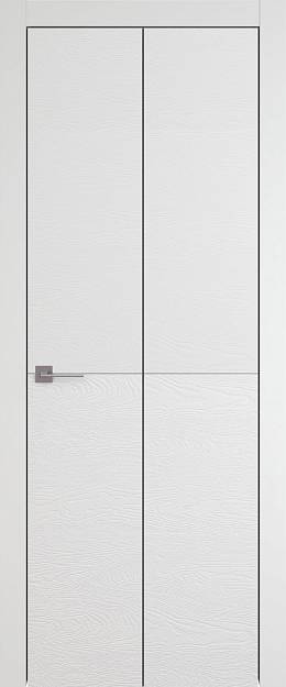 Межкомнатная дверь Tivoli Б-2 Книжка, цвет - Белая эмаль по шпону (RAL 9003), Без стекла (ДГ)