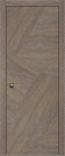Межкомнатная дверь Tivoli М-1, цвет - Дуб антик, Без стекла (ДГ)