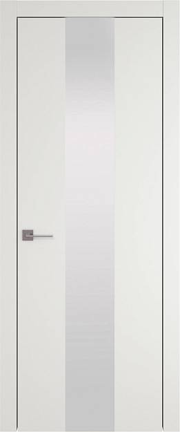 Межкомнатная дверь Tivoli Ж-1, цвет - Бежевая эмаль (RAL 9010), Со стеклом (ДО)