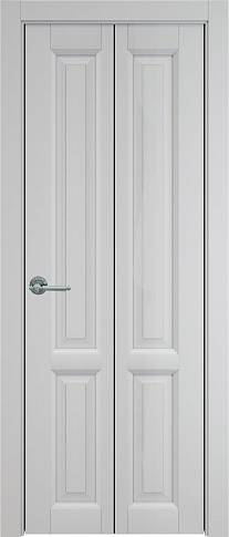 Дверь Dinastia Книжка Porta Classic Лайт Грей ST без стекла