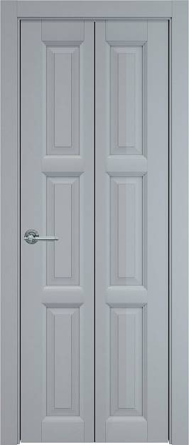 Межкомнатная дверь Porta Classic Milano, цвет - Серебристо-серая эмаль (RAL 7045), Без стекла (ДГ)