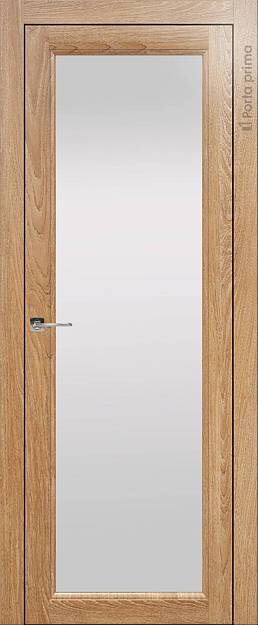 Межкомнатная дверь Sorrento-R Б4, цвет - Дуб капучино, Со стеклом (ДО)