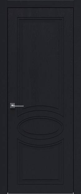 Межкомнатная дверь Florencia Neo Classic, цвет - Черная эмаль по шпону (RAL 9004), Без стекла (ДГ)