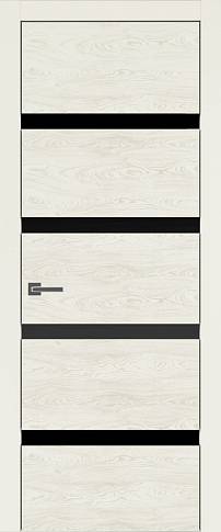 Дверь Tivoli Д-4 Жемчужная эмаль по шпону (RAL 1013) без стекла