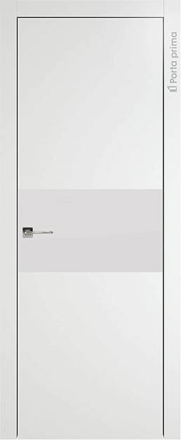 Межкомнатная дверь Tivoli Е-4, цвет - Белый ST, Без стекла (ДГ)