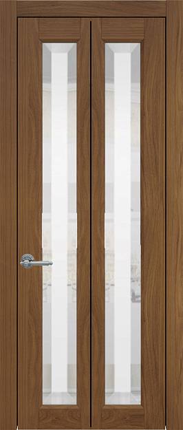 Межкомнатная дверь Porta Classic Domenica, цвет - Итальянский орех, Со стеклом (ДО)