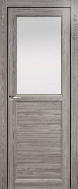 Межкомнатная дверь Sorrento-R Б1, цвет - Орех пепельный, Со стеклом (ДО)