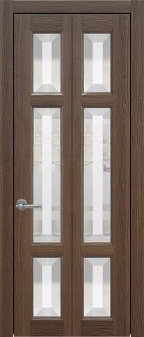 Дверь Siena Книжка Porta Classic Дуб торонто со стеклом
