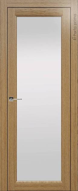 Межкомнатная дверь Sorrento-R Б4, цвет - Дуб карамель, Со стеклом (ДО)