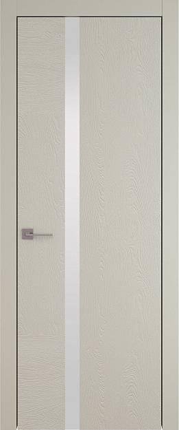 Межкомнатная дверь Tivoli Д-1, цвет - Серо-оливковая эмаль по шпону (RAL 7032), Без стекла (ДГ)