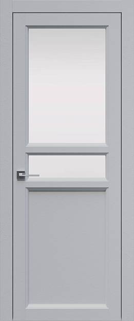 Межкомнатная дверь Sorrento-R Д2, цвет - Лайт-грей ST, Со стеклом (ДО)