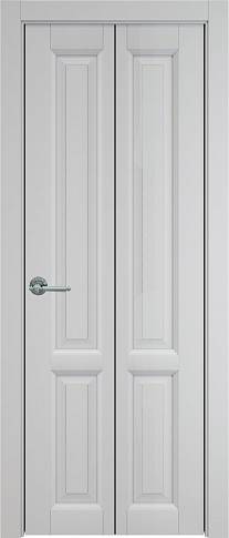 Дверь Dinastia Книжка Porta Classic Серая эмаль (RAL 7047) без стекла