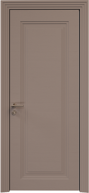 Межкомнатная дверь Domenica Neo Classic Scalino, цвет - Серая стяжка эмаль по шпону (RAL 060-60-05), Без стекла (ДГ)