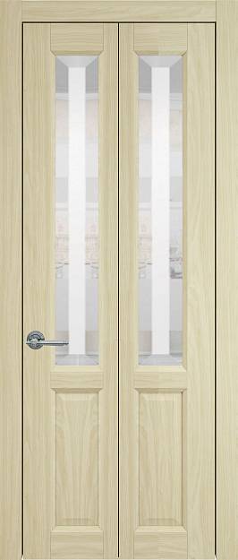 Межкомнатная дверь Porta Classic Dinastia, цвет - Дуб нордик, Со стеклом (ДО)