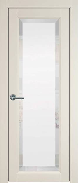Межкомнатная дверь Domenica, цвет - Магнолия ST, Со стеклом (ДО)