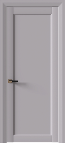 Дверь Domenica Neo Classic Decoro Серый Флокс эмаль (RAL 358-71-02) без стекла