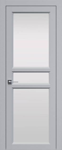 Межкомнатная дверь Sorrento-R Е2, цвет - Лайт-грей ST, Со стеклом (ДО)